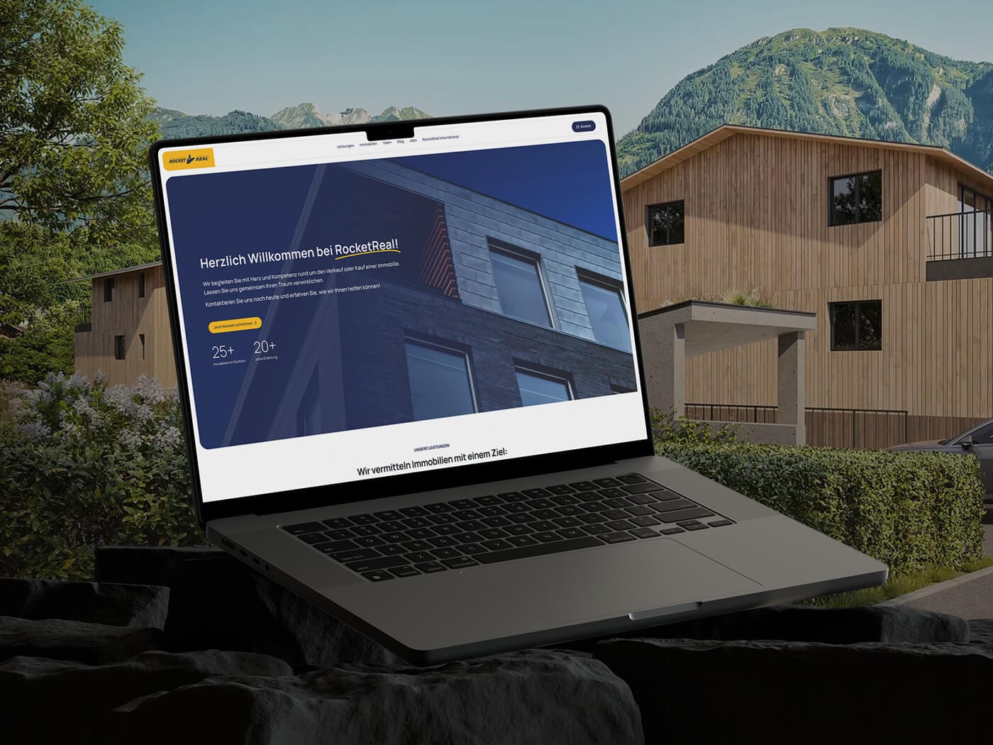 Website Design für rocketreal.at