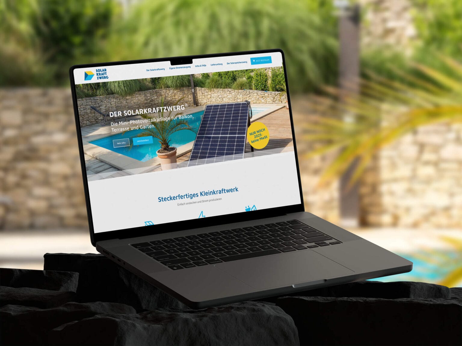 Solarkraftzwerg – Webdesign by Andreas Stricker