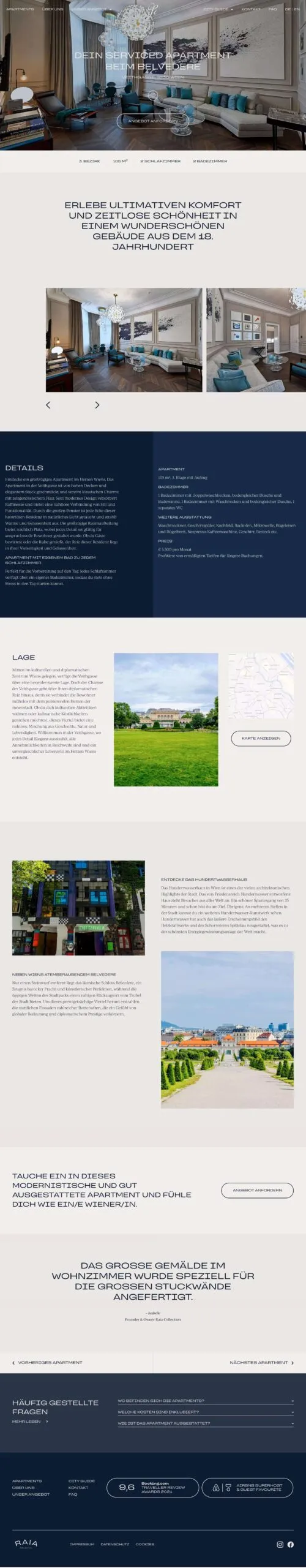 RAIA Collection WEbdesign
