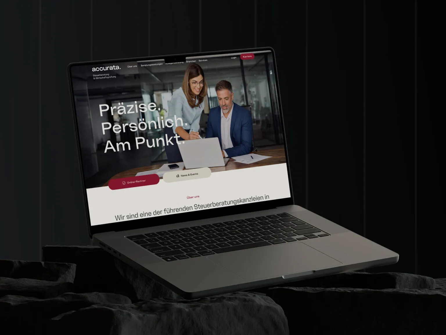 Webdesign Projekt Accurata