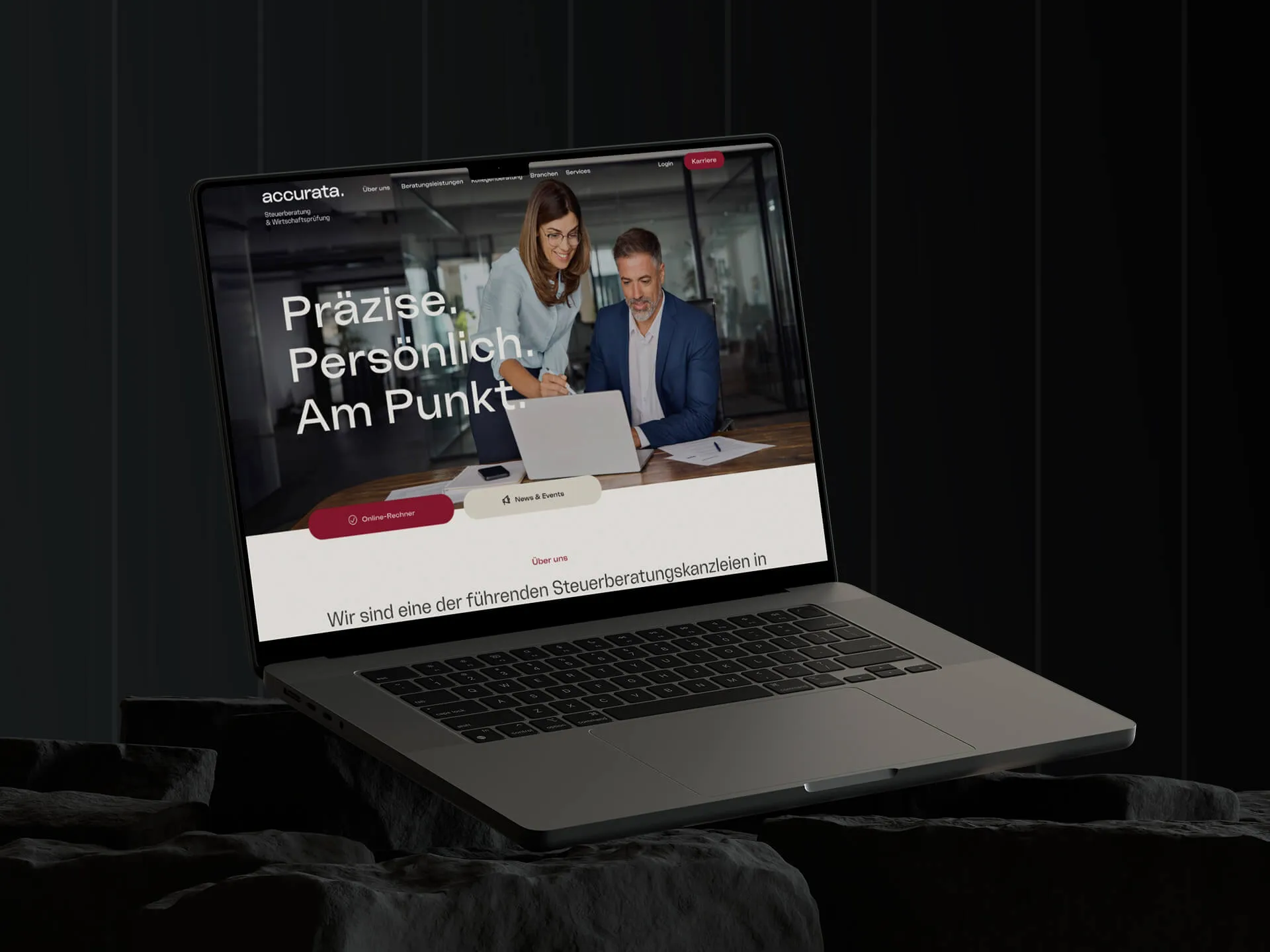 Webdesign Projekt Accurata