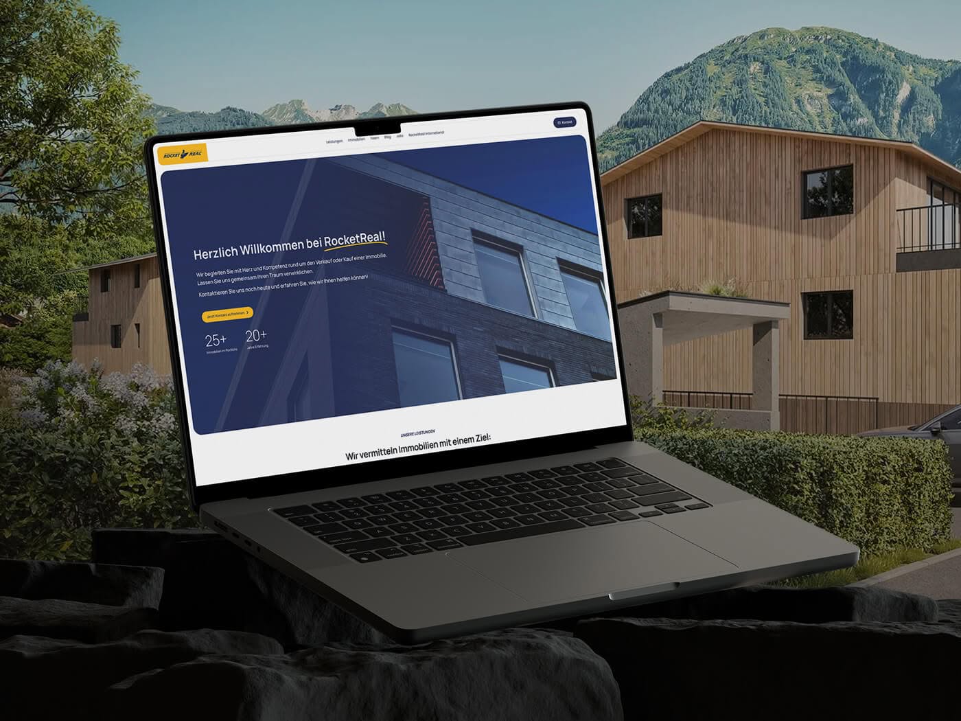 Website Design für rocketreal.at